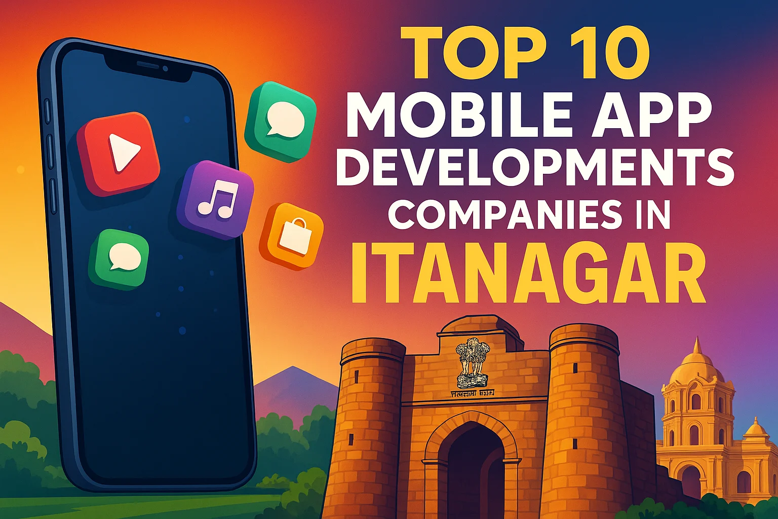 Top 10 Mobile App Development Companies in Itanagar 2025