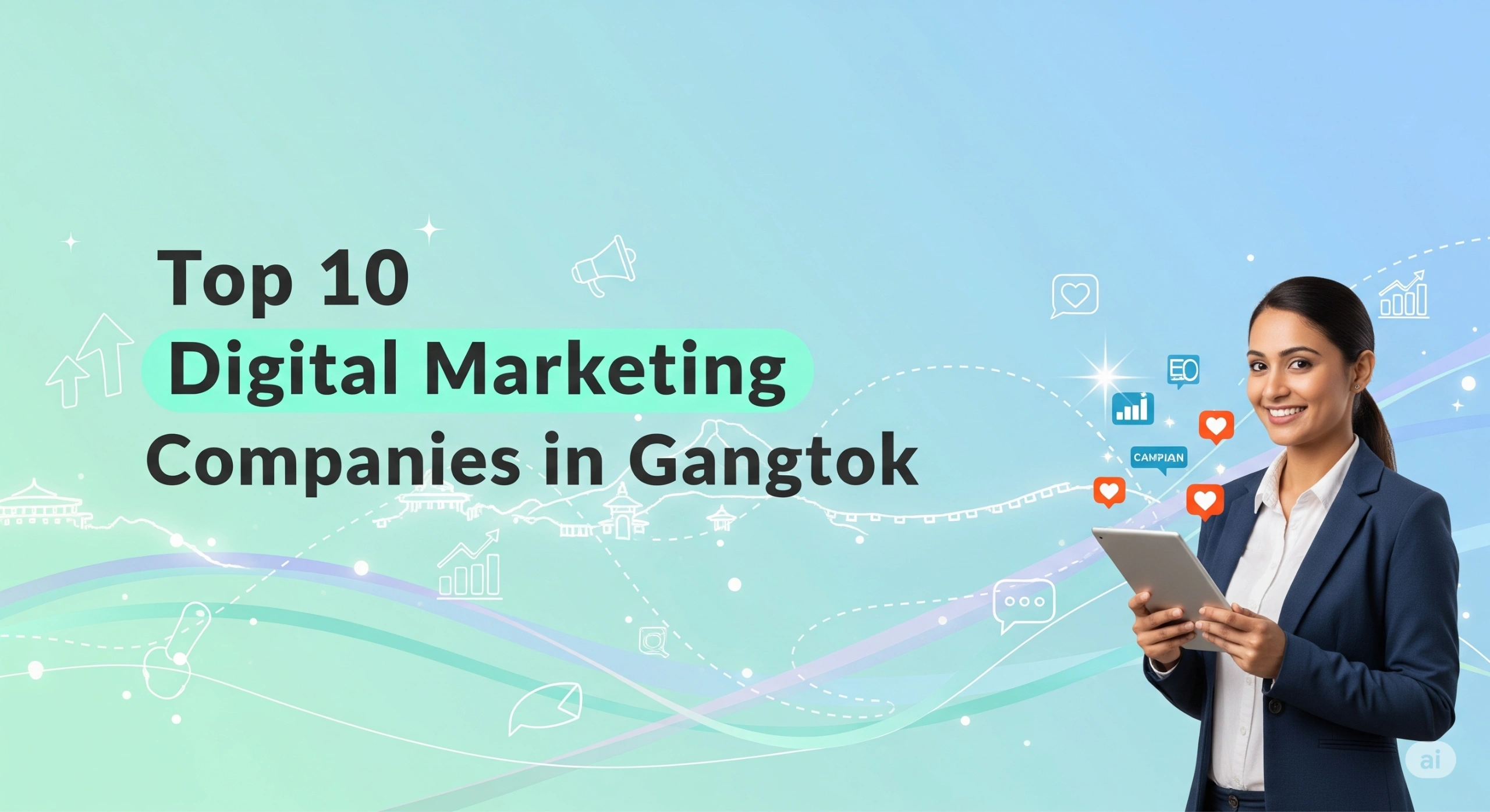 Top 10 Digital Marketing Companies in Gangtok 2025