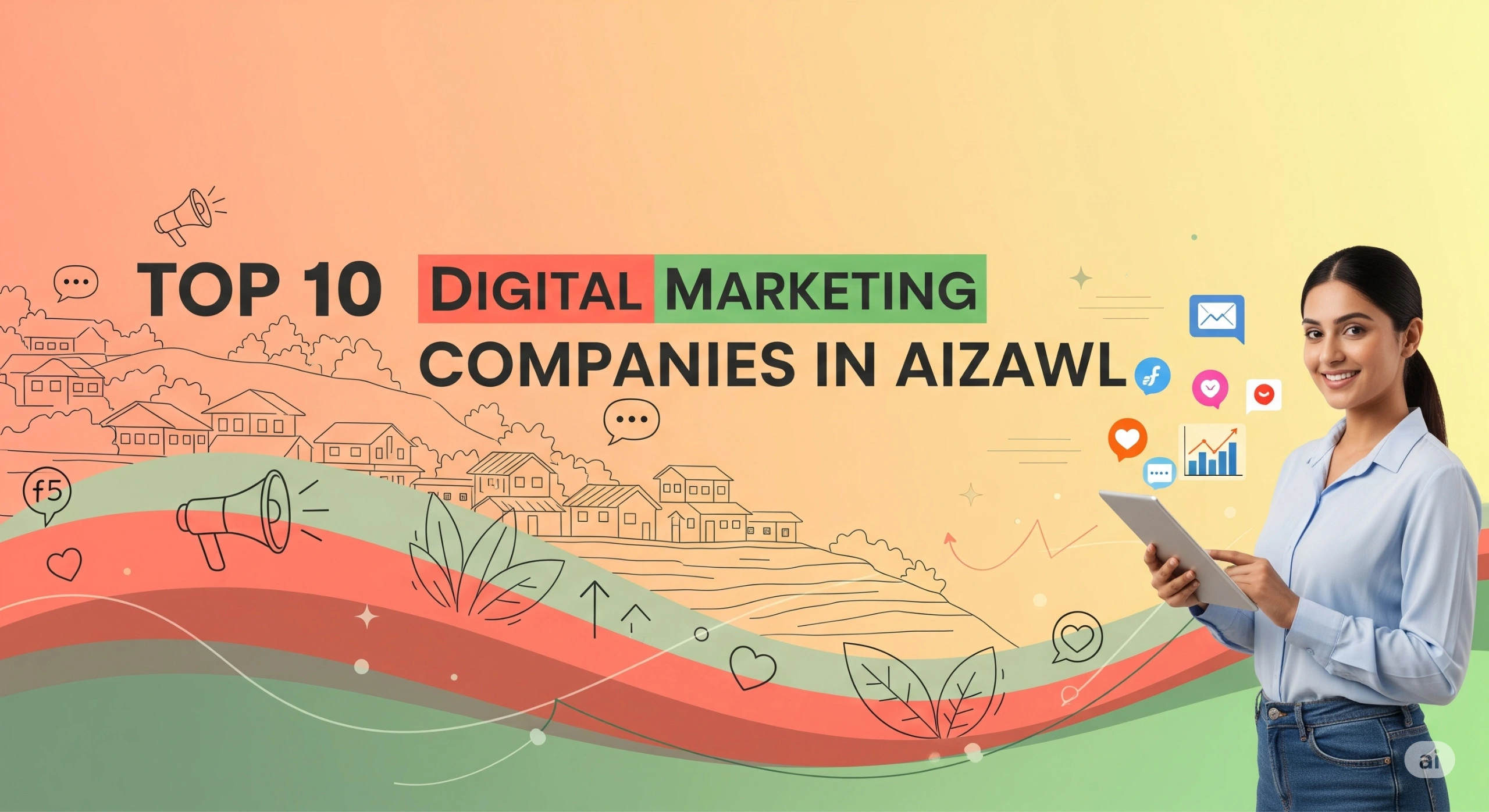 Top 10 Digital Marketing Companies in Aizawl 2025